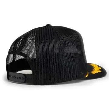 Visibly Toxic USS Blackout Trucker Hat, Funny Hat, Party Hat, Captain Hat, Boating Hat, Casual Adjustable Size, Black Hat, Patriotic Hat, USA