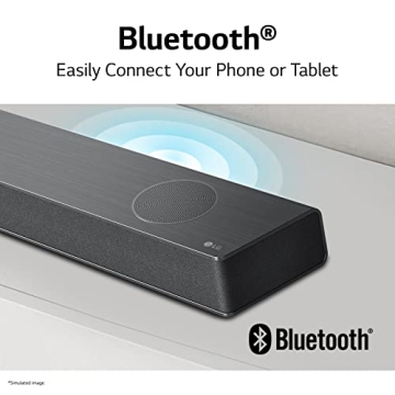 LG S90QY 5.1.3 Channel Sound Bar with Dolby Atmos & Wireless Subwoofer