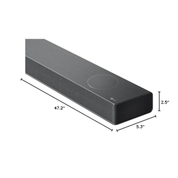 LG S90QY 5.1.3 Channel Sound Bar with Dolby Atmos & Wireless Subwoofer