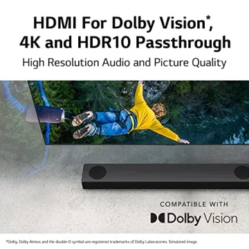 LG S90QY 5.1.3 Channel Sound Bar with Dolby Atmos & Wireless Subwoofer