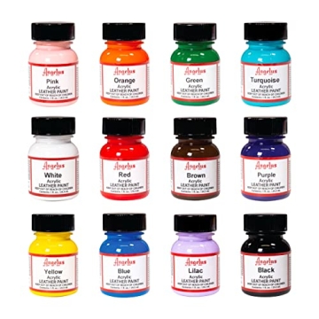 Angelus Acrylic Leather Paint Set for Vibrant Custom Designs