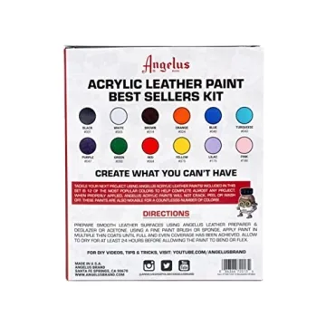 Angelus Acrylic Leather Paint Set for Creative Transformation
