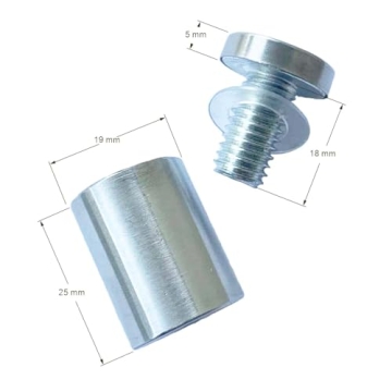 Stainless Steel Sign Standoff Screws for Sleek Signage