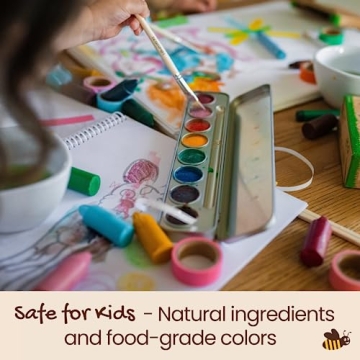 Honeysticks Non-Toxic Watercolor Paint Set for Kids