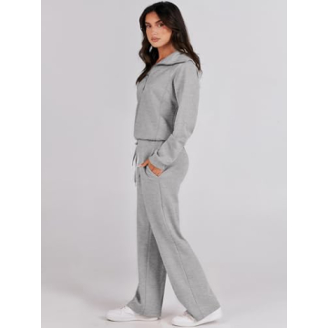 ANRABESS Women 2 Piece Sweatsuit Comfortable & Stylish