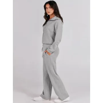 ANRABESS Women 2 Piece Sweatsuit Comfortable & Stylish