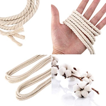 6mm Macrame Cord - 175yd Soft Natural Cotton Rope