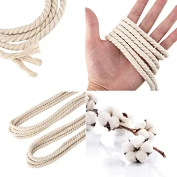 6mm Macrame Cord - 175yd Soft Natural Cotton Rope