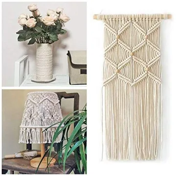 6mm Macrame Cord - 175yd Soft Natural Cotton Rope