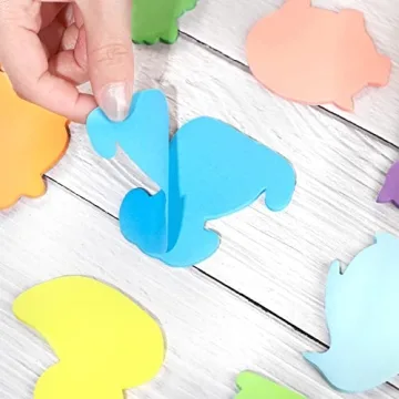 Cute Animal Sticky Notes 9 Color Bright Memo Pads