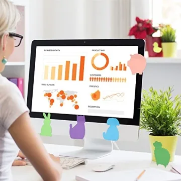 Cute Animal Sticky Notes 9 Color Bright Memo Pads