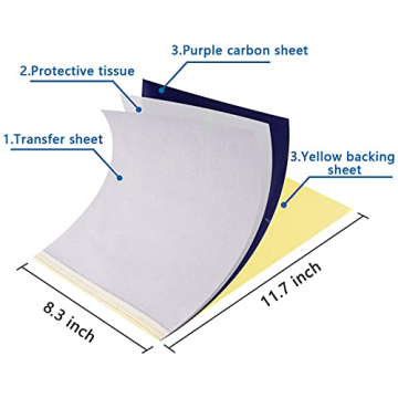 Tattoo Transfer Paper - 40 PCS A4 Stencil Kit