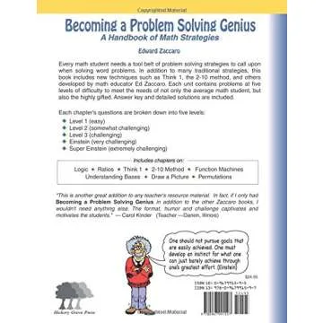 Becoming a Problem Solving Genius: A Handbook of Math Strategies