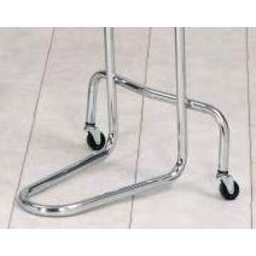 MediChoice Mayo Adjustable Tray Steel Premium Instrument Stand Medical Dental Salon Tattoo Esthetician Mobile Service Cart Table Station Height 34-54 Inch MAYO1201