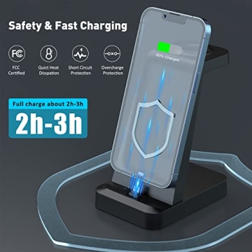 3-in-1 Fast Wireless Charger Dock for Apple Devices