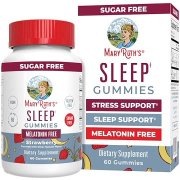 MaryRuth's Sugar-Free Sleep Gummies | NO Melatonin | Vegan & Gluten Free | 60 Count