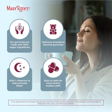 MaryRuth's Sleep Gummies | Vegan Sleep Aid | No Melatonin