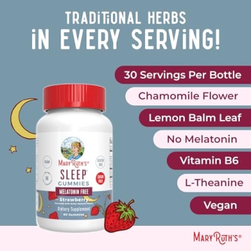 MaryRuth's Sleep Gummies | Vegan Sleep Aid | No Melatonin