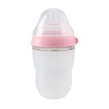 Comotomo Natural Feel 8oz. Bottle, 4 Pack - Pink