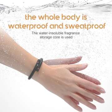 Mosquito Bracelets for Adults and Kids - DEET Free Outdoor Essential