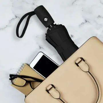 Compact Windproof Travel Umbrella for Men & Women