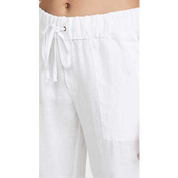 Enza Costa Women's Linen Easy Pants