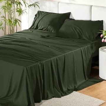 Bedsure King Size Sheet Sets - Cooling & Breathable Rayon Bedding for Luxurious Sleep