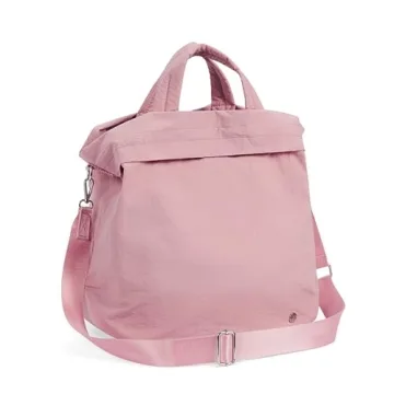 Large 26L Pink Hobo Crossbody Bag for Women