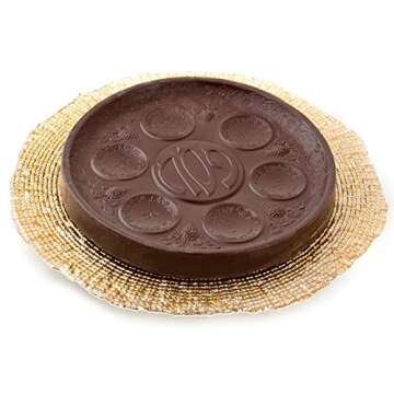 Delicious Dark Chocolate Passover Seder Plate by Manischewitz