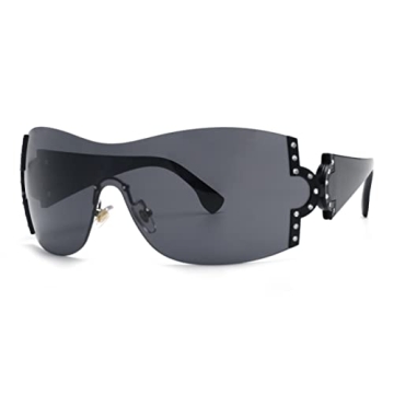 Trendy Y2K Oversized Sunglasses - Comfortable & Affordable