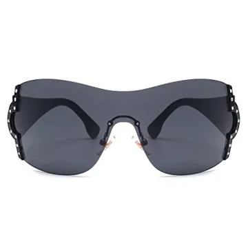 Trendy Y2K Oversized Sunglasses - Comfortable & Affordable