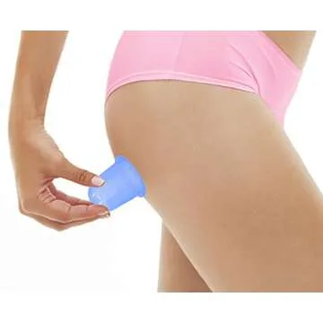 Anti Cellulite Cup for Cellulite Blaster Massage - Silicone Fascia Vacuum Suction Cupping for Muscle, Nerve, Joint Pain Relief