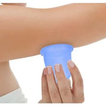 Anti Cellulite Cup for Cellulite Blaster Massage - Silicone Fascia Vacuum Suction Cupping for Muscle, Nerve, Joint Pain Relief