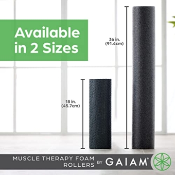 Gaiam Restore Foam Roller for Effective Muscle Recovery