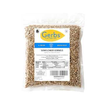 Lightly Salted Sunflower Seed Kernels by Gerbs - 2 LBS