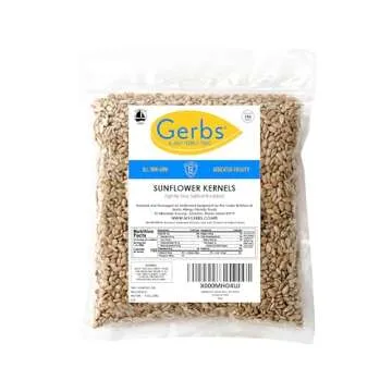 Lightly Salted Sunflower Seed Kernels by Gerbs - 2 LBS