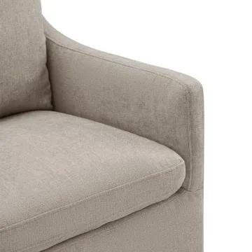 KISLOT Upholstered Chairs with Casters for Versatile Seating