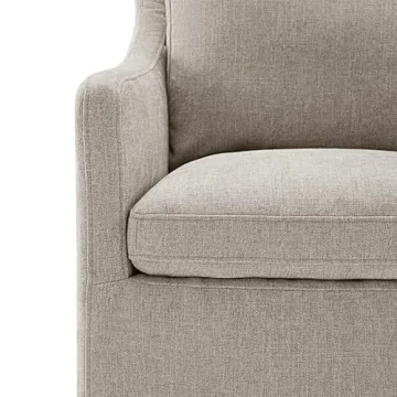 KISLOT Upholstered Chairs with Casters for Versatile Seating