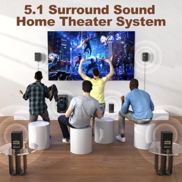 Bobtot Wireless Surround Sound System with 800W Subwoofer