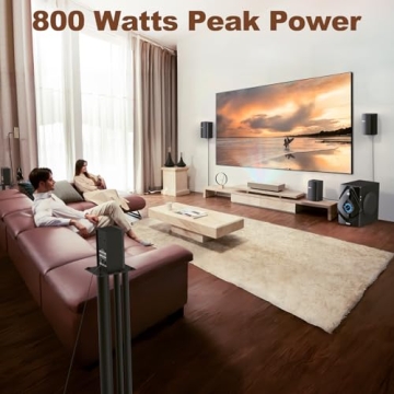 Bobtot Wireless Surround Sound System with 800W Subwoofer