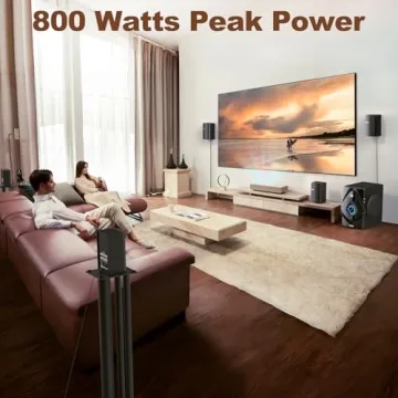 Bobtot Wireless Surround Sound System with 800W Subwoofer