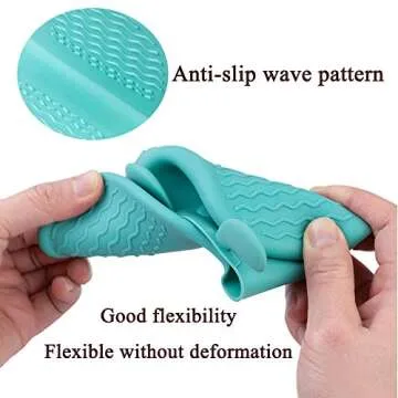 QTECLOR Mini Oven Mitts – Cute Heat Resistant Silicone Gloves