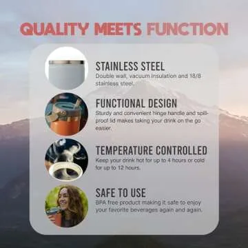 Rainier Goods 30 Ounce Insulated Tumbler for Hot & Cold