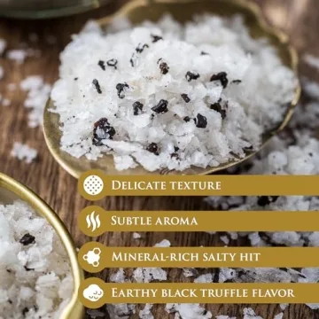 Flaked Black Truffle Cornish Sea Salt by TruffleHunter