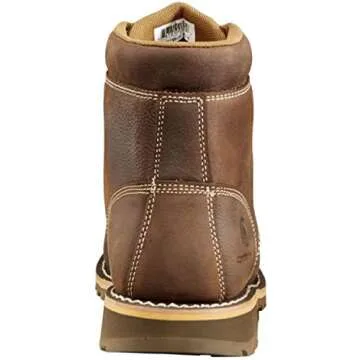 Carhartt mens 6" Lug Bottom Moc Soft Toe Cmw6197 industrial and construction boots, Dark Bison Oil Tanned, 10.5 US