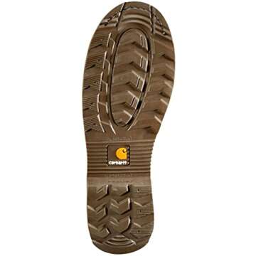 Carhartt mens 6" Lug Bottom Moc Soft Toe Cmw6197 industrial and construction boots, Dark Bison Oil Tanned, 10.5 US