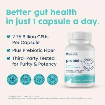 NativePath Daily Probiotic: 82 Billion CFUs, 10 Strains