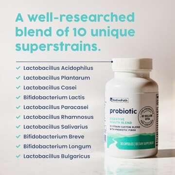 NativePath Daily Probiotic: 82 Billion CFUs, 10 Strains