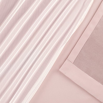 Elegant Catarina Layered Room Darkening & Sheer Curtains 2-Pack