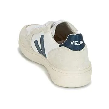 Veja Women's V-10 Sneakers, White/Nautico, 7 Medium US